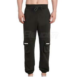 Pantalones Casuales de Hombre, Estilo Urbano, Cintura Media, Corte Regular, Personalizables, Ligeros, Transpirables, de Tela de Algodón, Diseño Recto - Product Image 1
