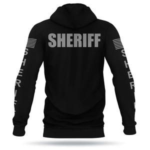 Sweats à capuche de performance pour hommes SHERIFF Soft Breathable Athletic Hooded Kangaroo Pocket Moisture Wicking for Indoor Outdoor Winter - Product Image 2