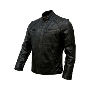 Veste en cuir pour homme en cuir PU Veste en cuir mi-longue à manches longues pour moto et affaires - Product Image 6