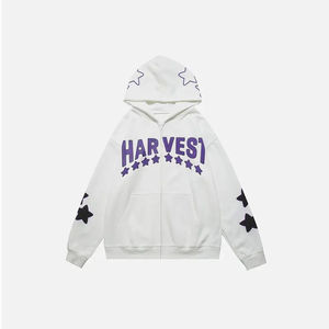 Venta al por mayor personalizado hombres sudaderas con capucha de diamantes de imitación DTG DTF sublimación impresión Streetwear sudadera polar OEM - Product Image 6