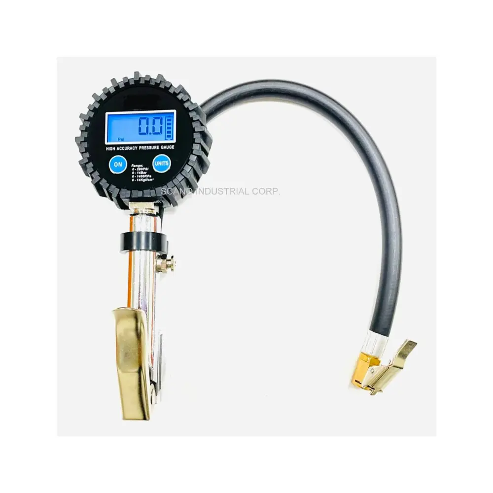 Tyre Inflator Pressure Gauge