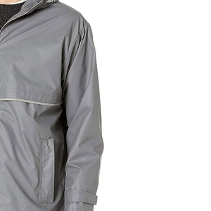 Impermeable Premium para Hombre, Chaqueta de Invierno de Alta Calidad, Diseño con Capucha y Cremallera Completa, Ligero, Color Sólido - Product Image 2