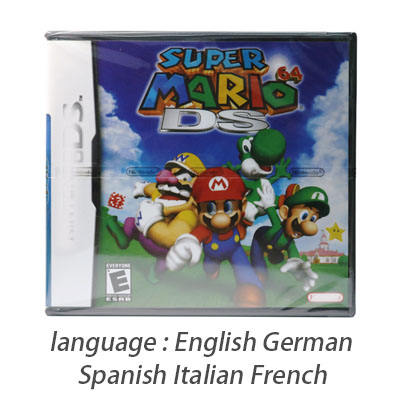 สีดำ-Super marioed 64 DS สีดำ