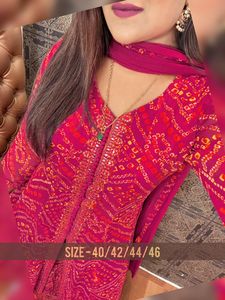 Traje Sharara étnico Shalwar Kameez indio Punjabi estilo paquistaní bordado boda y fiesta festiva desgaste mujeres - Product Image 2