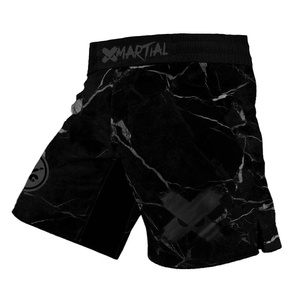 Fabricante Grappling MMA Black Fight Team Shorts Tela elástica personalizada Híbrido BJJ Jiu Jitsu Kimono Grappling Shorts De MMA - Product Image 1