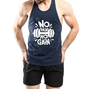 Logo personnalisé vente en gros marque hommes Fitness Singlet débardeurs pour hommes entraînement sans manches Muscle hauts vêtements de sport - Product Image 4