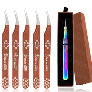 Nuevo Juego de Pinzas para Pestañas con Caja de Regalo de Lujo, Herramientas de Extensión de Pestañas al por Mayor para Profesionales - Product Image 2