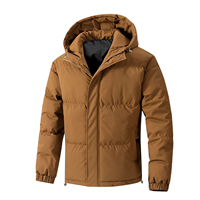 Blouson Bomber d'Hiver pour Homme, Design Personnalisé, Couleur Unie, Écologique, Respirant, Séchage Rapide, Rembourré en Coton, Décontracté et Élégant – Meilleure Vente