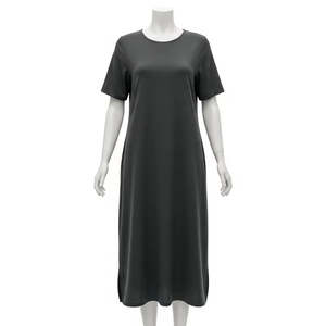 Robes d'été décontractées et respirantes pour femmes, coupe confortable, légères, en polyester tissé doux pour le quotidien, doudounes - Product Image 2