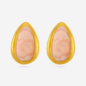 Trendy Religious Stud Earrings 193090 Water Drop Shape Bezel Setting with Copper Zinc Alloy Alloy Main Material for Parties - Product Image 6