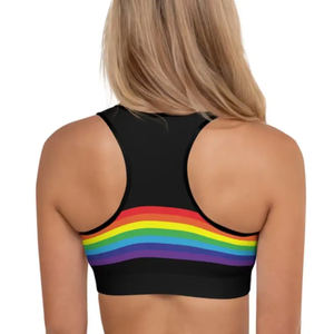 Custom Logo Sublimated Printed Women's <b>bra</b>, Wholesale Best Quality Fitness Yoga Wear Breathable Solid Sports <b>Bras</b> - Product Image 3