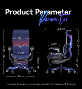 SIHOO X3Pro Fauteuil <span class=keywords><strong>de</strong></span> Jeu Ergonomique Dégradé Bleu-Violet-Rouge, Chaise Gaming Ordinateur à Dossier <span class=keywords><strong>Haut</strong></span> pour Esports - Product Image 4