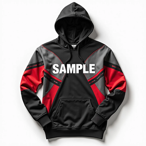 Sudadera con Capucha Extra Grande Personalizada para Hombre, Ropa Urbana Resistente, Sublimada, 100% Poliéster, Tejido Urbano con Mezcla de Algodón Básico - Product Image 1