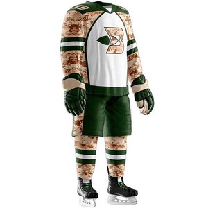 Uniformes de Hockey sobre Hielo de Equipo, Material Duradero, Alta Calidad, Logotipo Personalizado, Transpirable, Resistente al Viento, 100% Poliéster - Product Image 3