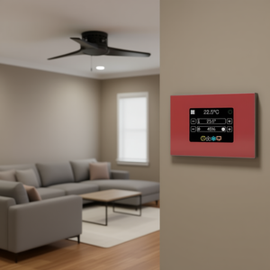 Contrôleur Galletti EVO-2-TOUCH-R pour unité de ventilo-convecteur Art-U Red HVAC avec modèle EYE2TR00000A - Product Image 3