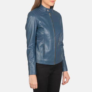 Veste de mode en cuir pour femmes en gros 2024 veste en cuir pour femmes de la meilleure qualité dans le meilleur matériel - Product Image 5
