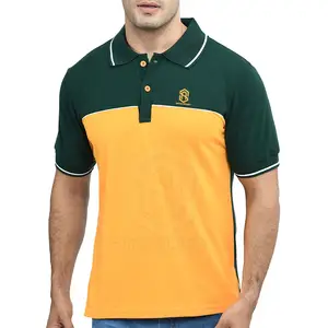 巴基斯坦制造一号短袖马球衫男士定制标志设计马球衫