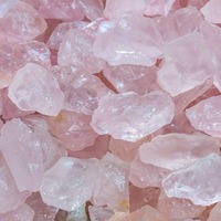 Quartz rose brut de qualité supérieure Offre Spéciale pierre brute rose naturelle avec une forte couleur orange pour une utilisation lapidaire et métaphysique
