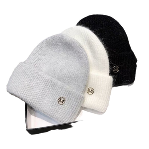 Gorro de Invierno para Mujer, Protección para los Oídos, Grueso, Nuevo, Tejido, Forrado de Felpa, Moderno, Combinable con Todo, Gorro Grande, Gorro Alto - Product Image 4