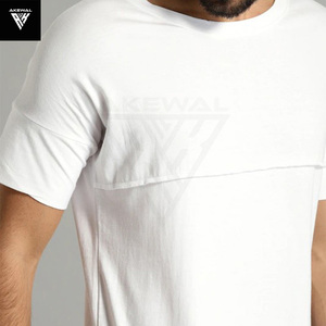 Top Class Confortable Fit Uni Coton De Luxe En Gros T-shirt Blanc Unisexe Impression Personnalisée Logo T-Shirt Coupe Régulière T-shirt pour Hommes - Product Image 5