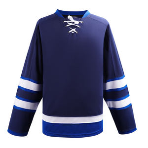 Uniformes de hockey sobre hielo para hombres cómodos de alta calidad, nombre de equipo personalizado, diseño de Jersey, estilo de conjunto de servicio OEM - Product Image 1