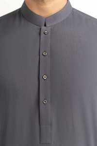 ชุดเสื้อเชิ้ตยาวและกางเกงชัลวาร์สำหรับผู้ชาย ปกเสื้อแบบพับได้ ติดกระดุม ¼ สำหรับงานแต่งงาน งานอีด เทศกาลต่างๆ เสื้อผ้าอินเดียและปากีสถาน - Product Image 4