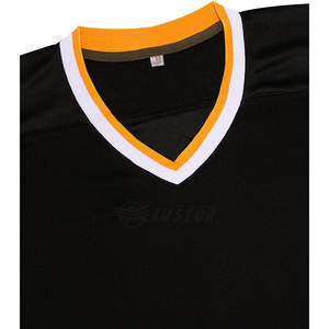 Maillot de hockey sur glace pour homme adulte 2025, couleur unie, 100 % polyester, antibactérien, logo frontal, vente en gros, meilleur prix - Product Image 3