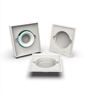 ถาดใส่เยื่ออ้อยแบบย่อยสลายได้เป็นมิตรกับสิ่งแวดล้อมสำหรับนาฬิกาอัจฉริยะและกำไลข้อมือสไตล์เยื่อบริสุทธิ์ - Product Image 1