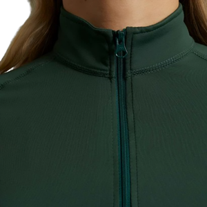 การออกแบบใหม่ขี่ม้าสี่ทิศทางยืดสุภาพสตรีขี่ด้านเทคนิคด้านบน, ความชื้น wicking ผู้หญิงขี่แสดงฐานชั้นแสดงเสื้อ - Product Image 5