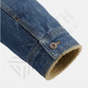 Veste en jean en coton sur mesure pour homme 2025, veste élégante bleue à fermeture éclair, veste en jean de qualité, streetwear moderne, vêtement d'extérieur - Product Image 6
