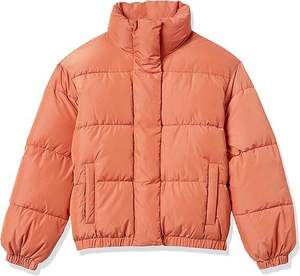 Femmes grande taille manteau à bulles Terracota doudoune hiver Streetwear court utilitaire manteaux imperméable chaud Design à la mode - Product Image 5