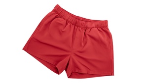 Shorts de football vintage en toile unie anti-plis avec poches pour hommes et femmes, idéaux pour le rugby (vente en gros) - Product Image 3
