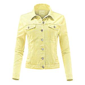 Chaqueta Vaquera Oversize de Moda Urbana para Mujer 2025, Informal, con Forro de Algodón, Tejido de Punto a Rayas, Ecológica - Product Image 3