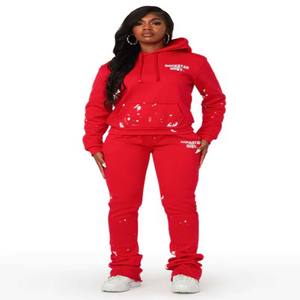 ชุดวอร์มสองชิ้นสำหรับผู้ชายชุดวอร์ม3D มีฮู้ดพิมพ์ลายพัฟฟ์ - Product Image 4