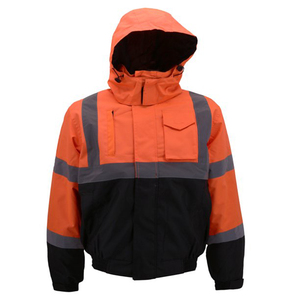 Veste de travailleur de sécurité personnalisable Vêtements réfléchissants de construction à haute visibilité avec logo personnalisé Veste de sécurité pour vêtements de travail - Product Image 1