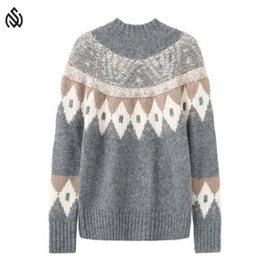 Pull en cachemire pour femme au design classique, respirant, confortable, élégant, dernier design, pull en cachemire pour femme pour un usage décontracté - Product Image 2