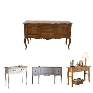 Commode en bois usine vendant directement meuble de rangement moderne buffet en bois tiroirs coffre fabrication Indonésie - Product Image 6