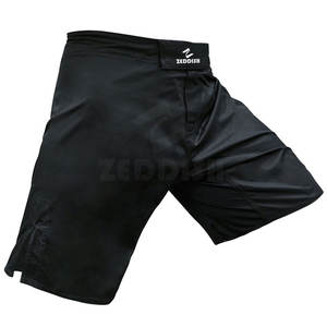 Wholesale Lightweight <b>Men's</b> MMA <b>Shorts</b> with Customized Logo Latest Design Casual Solid <b>Pattern</b> Elastic Waist Closure - Product Image 2