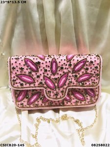 Bolso de noche de diseñador étnico hecho a mano para mujer - Product Image 4