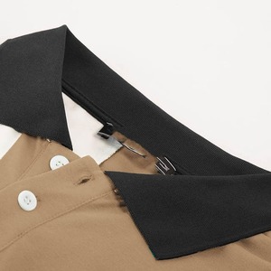 เสื้อผู้ชายแขนสั้นพิมพ์ลายสไตล์สุภาพบุรุษเสื้อถักแนวสปอร์ตลำลองแฟชั่นมาแรงสำหรับฤดูร้อน - Product Image 2