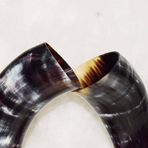 Cuerno Grande de Plata Estilo Animal Medieval, Ecológico, Duradero, Tallado Histórico, Artesanía Natural, Decoración para Beber, para Amantes del Mead - Product Image 4