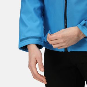 Men's Waterproof Soft Shell Jacket Outdoor Sports Trekking Work-Windproof Custom Logo Zipper Closure Cotton Printed Fabric - Product Image 5