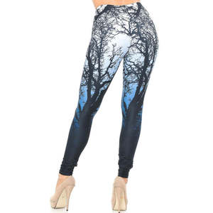 Leggings de sport pour femmes, design sublimation, effet push-up, taille mi-haute, pour yoga et fitness. - Product Image 2