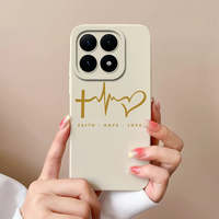 Pour 15T & 14 Plus, coque de téléphone portable antichoc en TPU avec design Love Style Ins