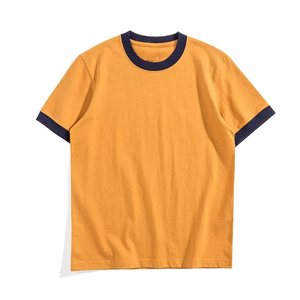 Camisetas de Material Suave y Transpirable al por Mayor, Camiseta con Cuello Redondo, Fabricante Personalizado, Camisetas con Cuello Redondo para Hombre - Product Image 1