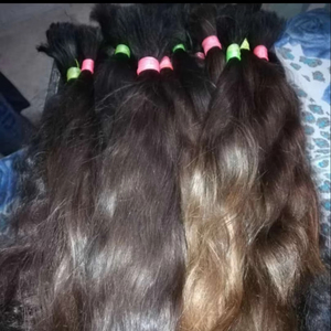Temple indien du Sud Vierge Remy Trame Cheveux 100% Extension de Cheveux Humains Non Transformés Style Ondulé Bundles - Product Image 1