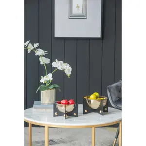 Luxury Modern Eco-Friendly Ceramic Decorative Bowl High-End Artisan <b>Craft</b> Designer American Style World Trending Interior Decor - Product Image 4