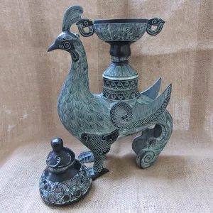 Quemador de Incienso Rústico de Latón Premium para Incienso Indio, Uso Religioso, Mejora el Ambiente con un Atractivo Tradicional y Moderno - Product Image 5