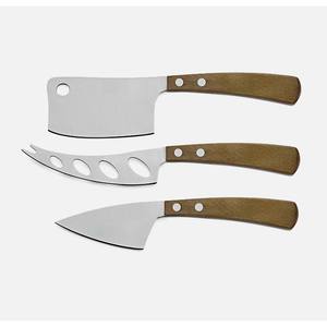 มีดขูดชีสชุดเต็มแผ่นชุบทองพร้อมด้ามจับดีไซน์ทำจากเรซินสีเทามีดชีสดีไซน์แบบราชวงศ์ - Product Image 4