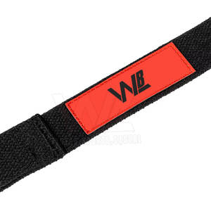 Correas de levantamiento de pesas de neopreno de alta calidad personalizadas OEM con colores y tamaños de logotipo personalizable-antideslizantes y ajustables - Product Image 5